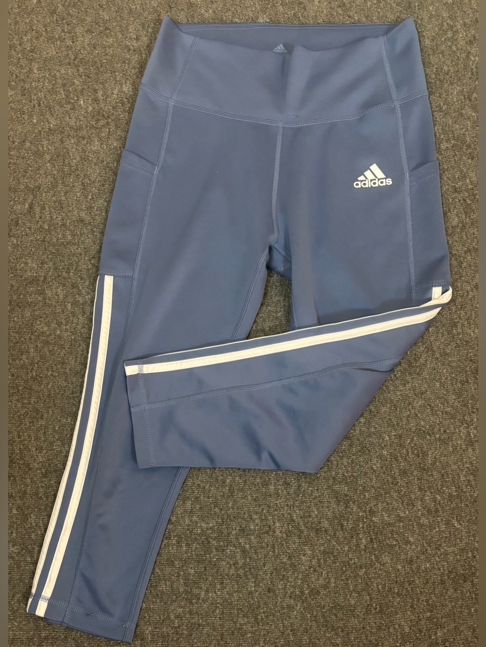 Adidas | Women’s Blue Athletic Leggings | Size Medium